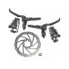 Kit freno disco hidráulico Krayton F80 (frenos+manetas+disco