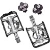 Pedales Mixtos Eltin con doble función compatible con Shimano